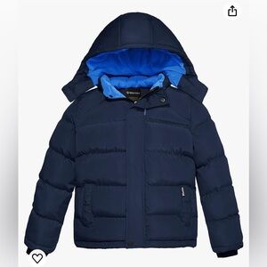NEVER BEEN WORN wantdo Boy's Fleece Winter Coat Waterproof Puffer Jacket